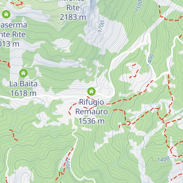 Map of Rifugio Remauro