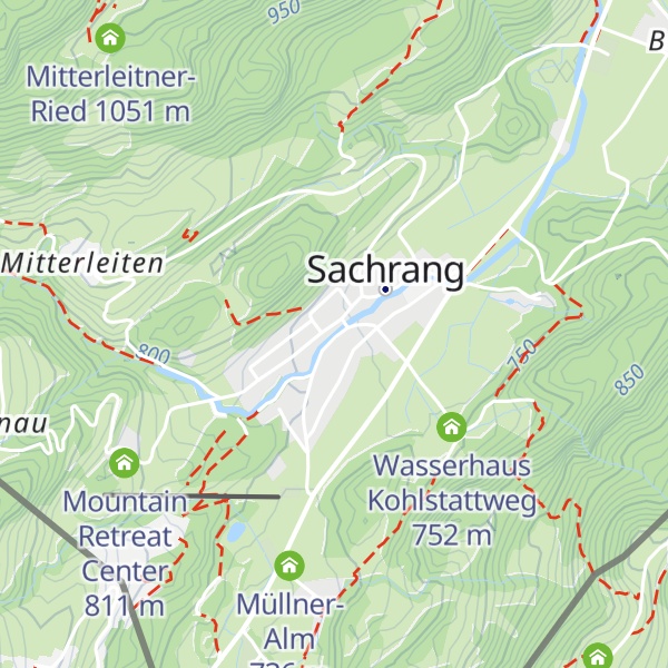 Map of Tourist Info Sachrang