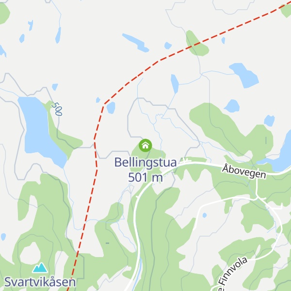 Map of Bellingstua