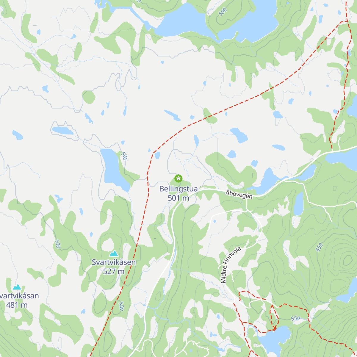 Bellingstua map