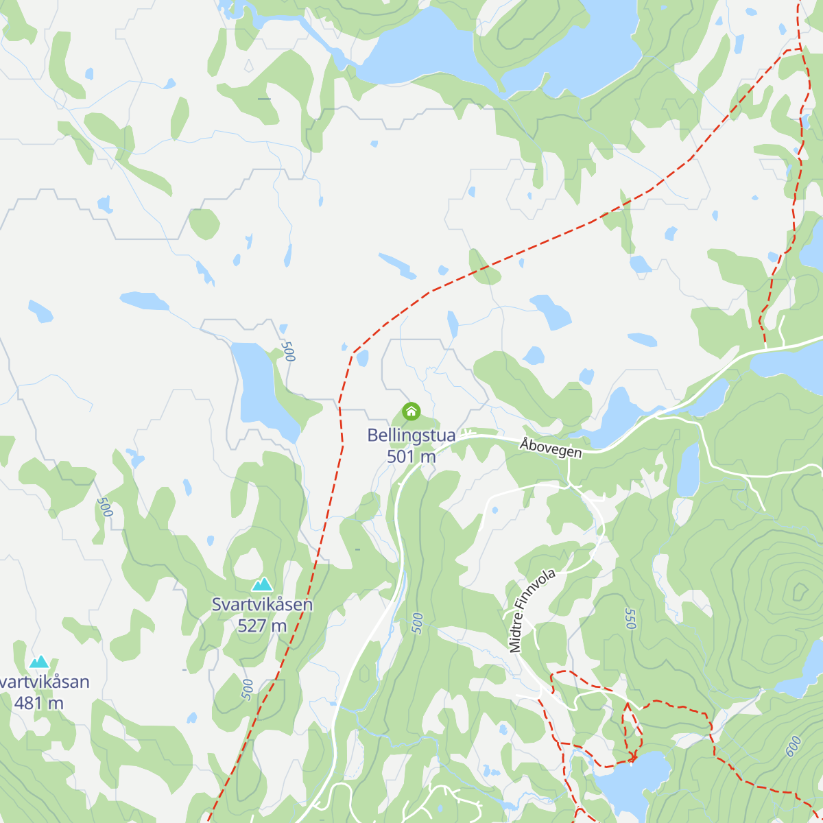 Bellingstua map