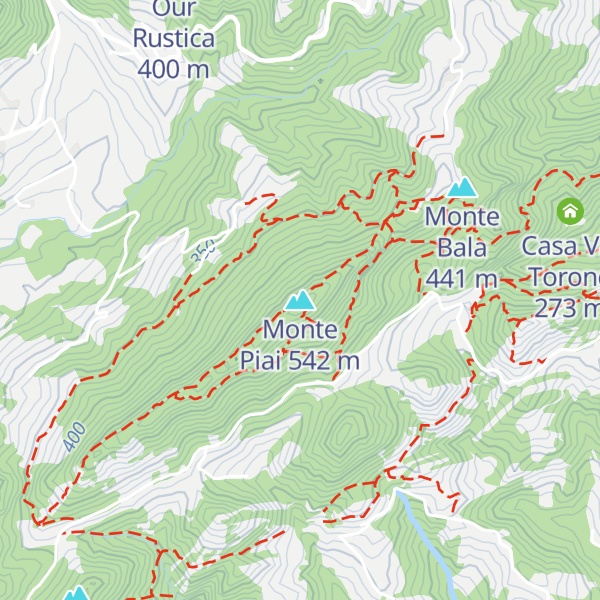 Map of Monte Piai