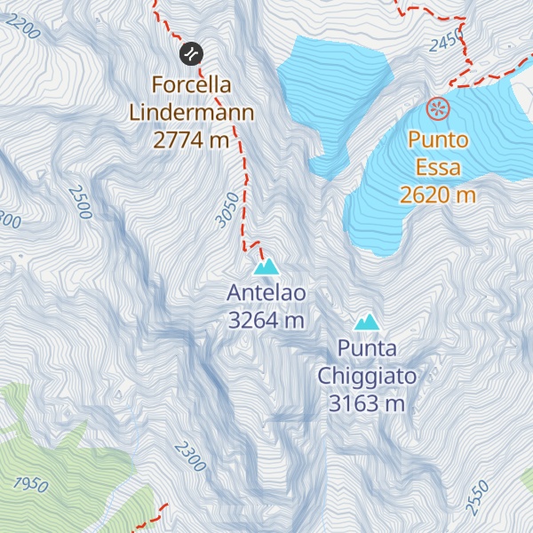 Map of Antelao