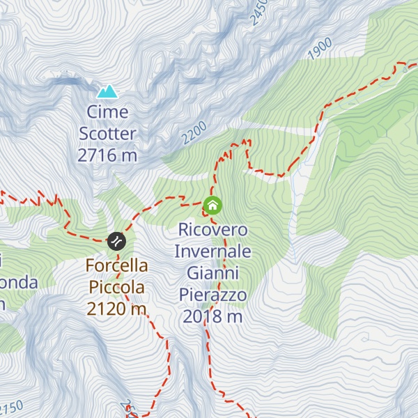 Map of Rifugio Pietro Galassi
