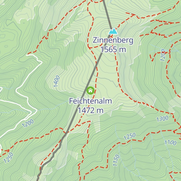 Map of Feichtenalm