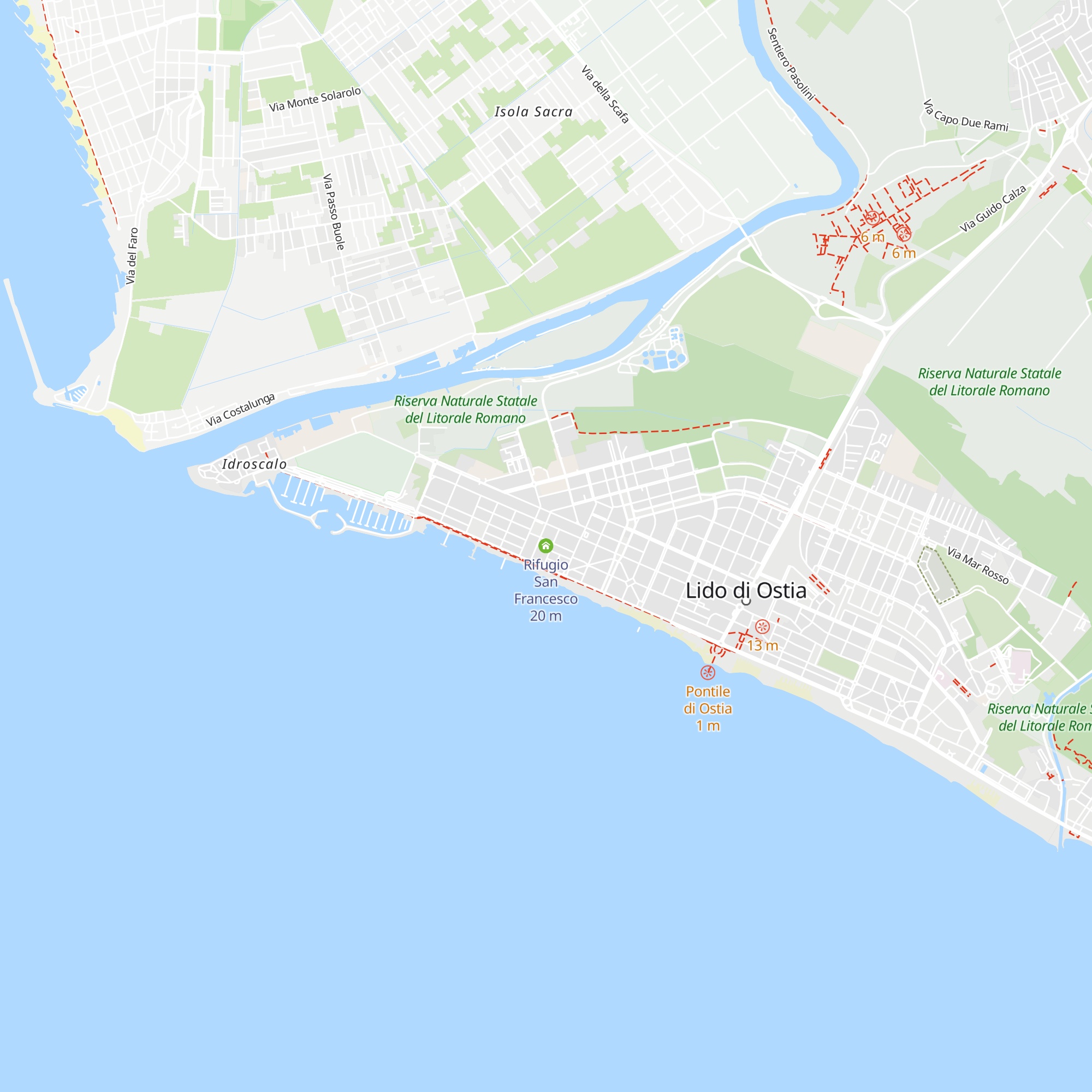 Rifugio San Francesco map