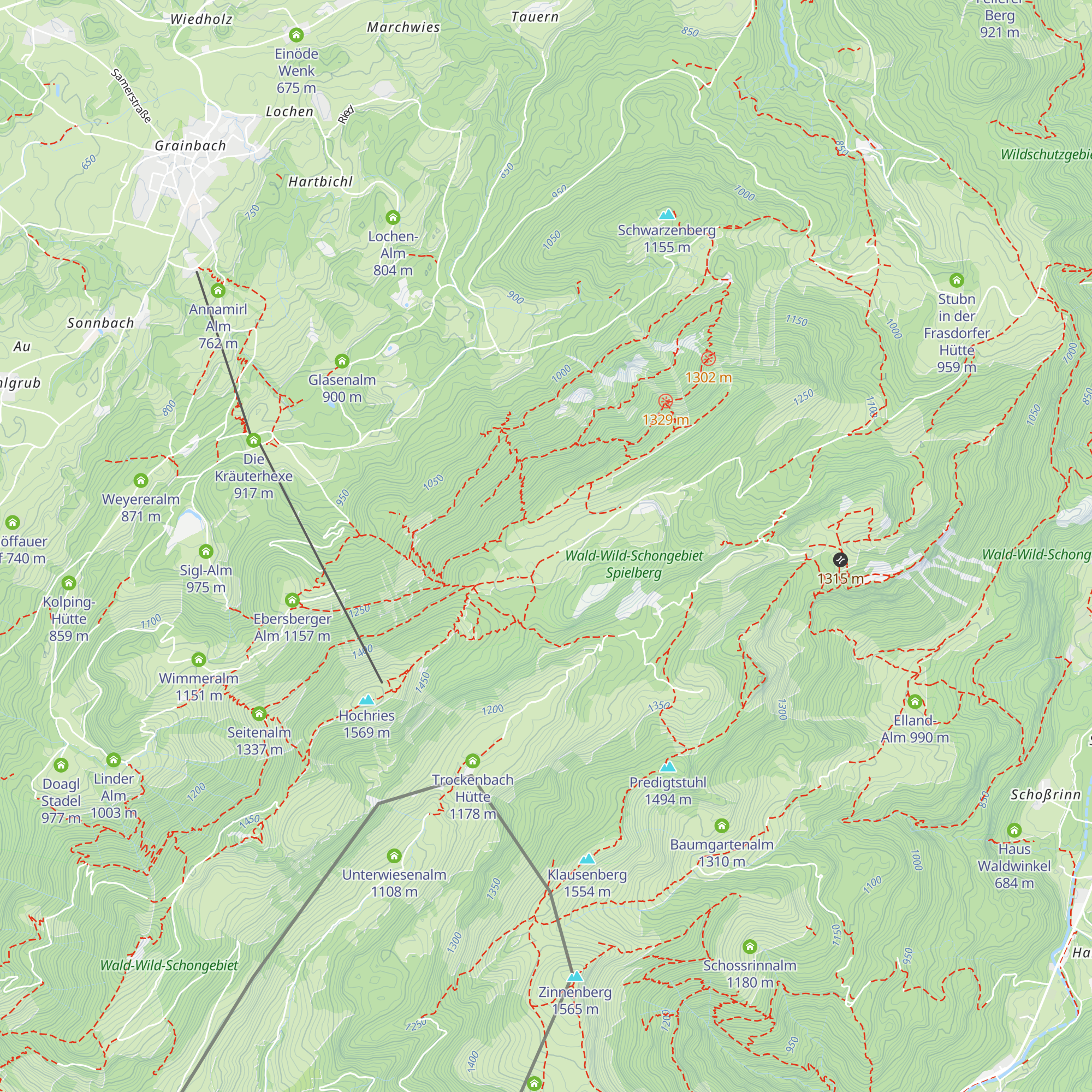 Hambergerkaser map