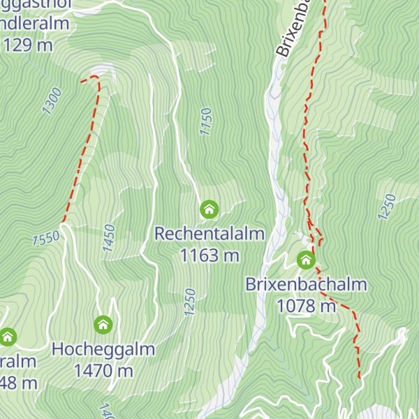 Map of Rechentalalm