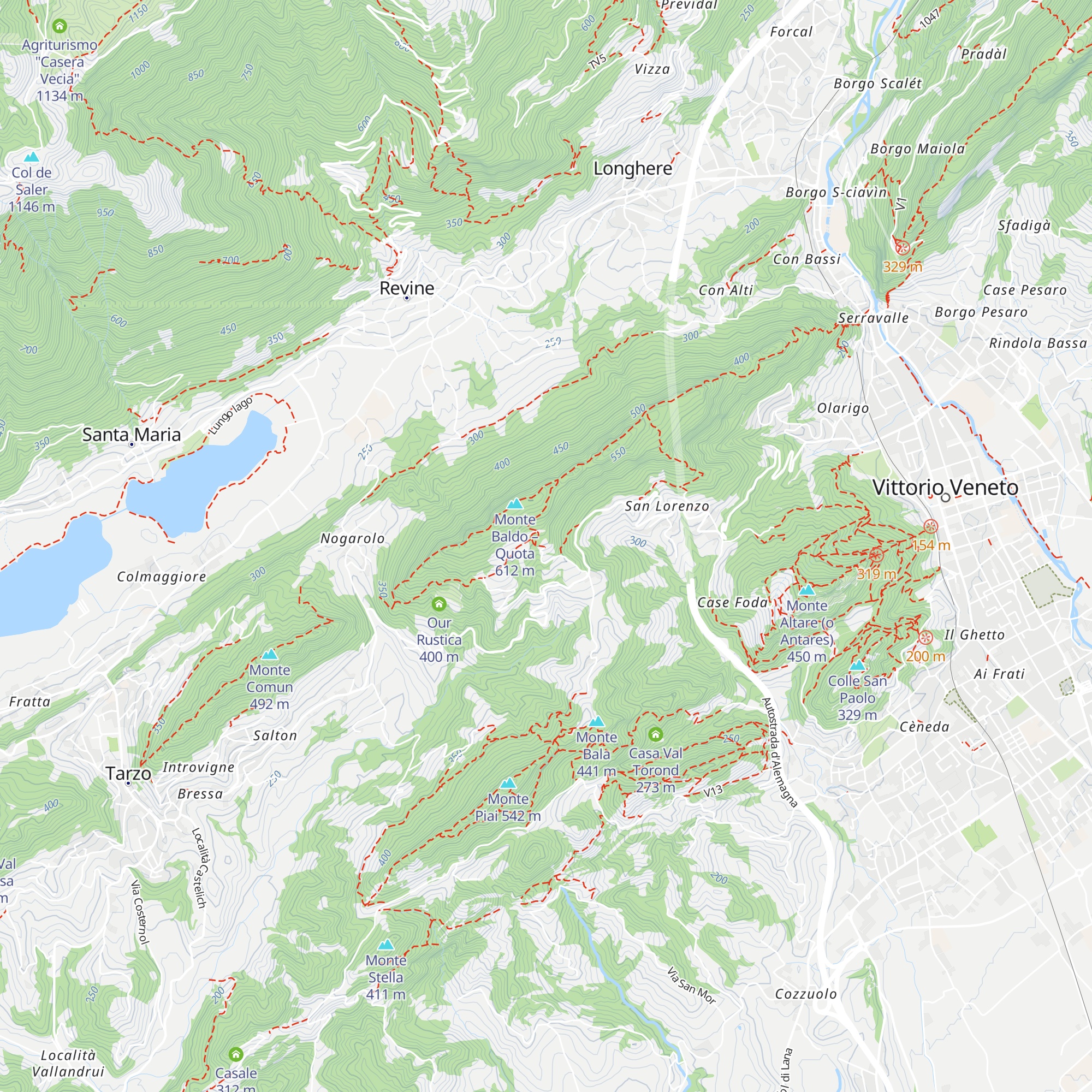 La Baita de Ciano e Amighi map