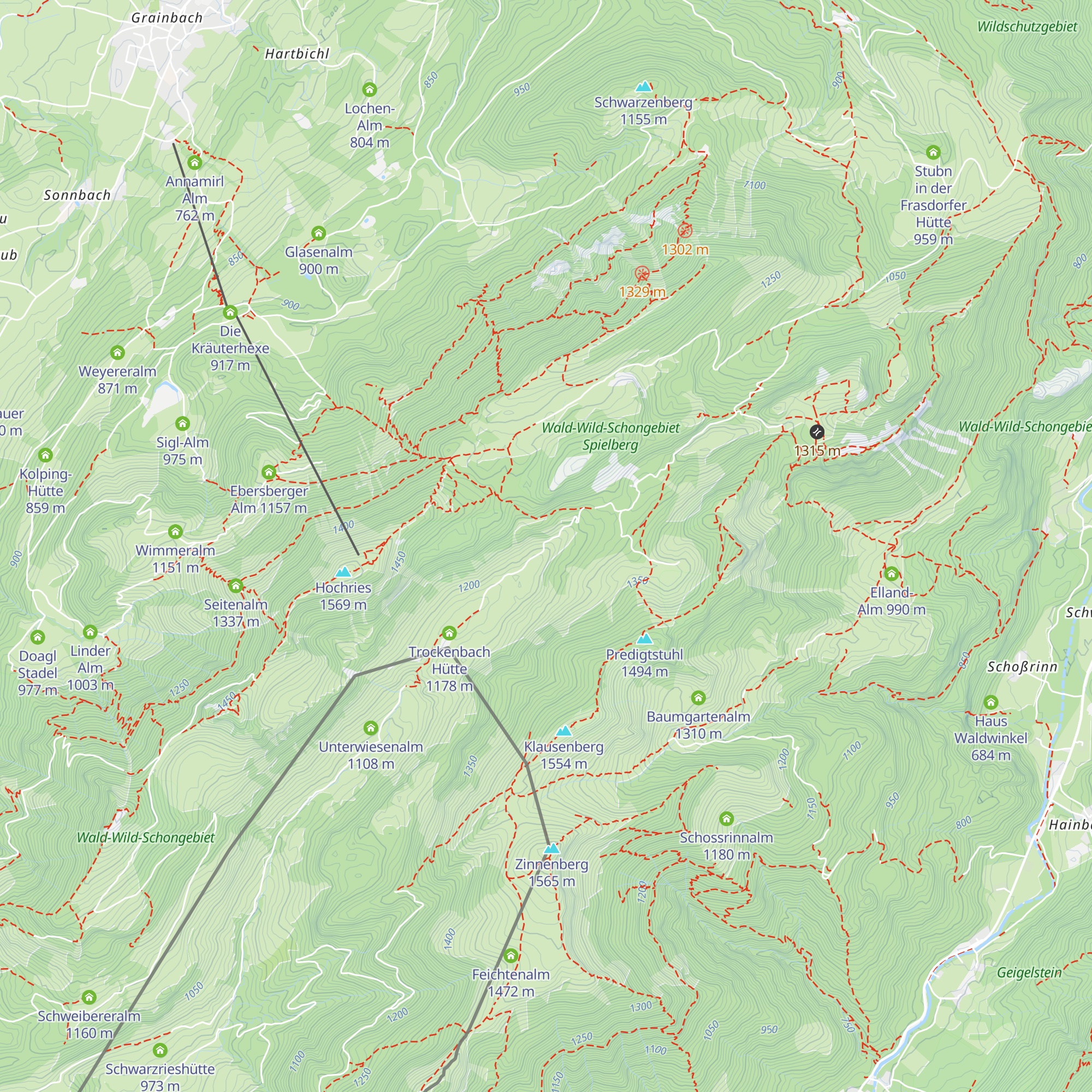 Weißenkaser map
