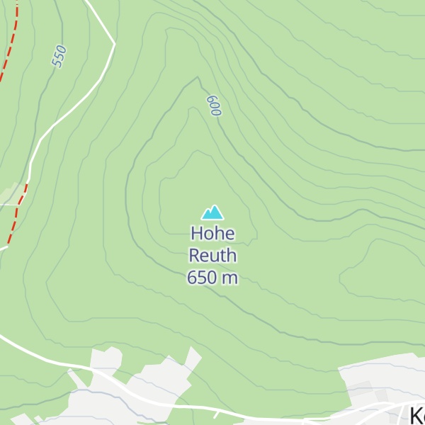 Map of Hohe Reuth