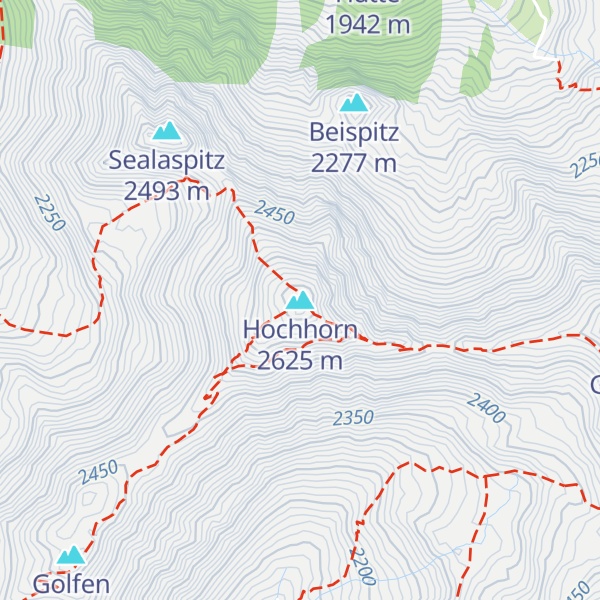 Map of Hochhorn