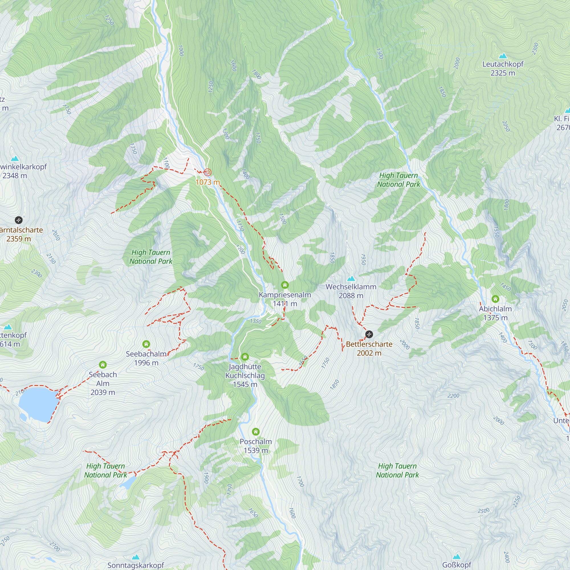 Kampriesenalm map