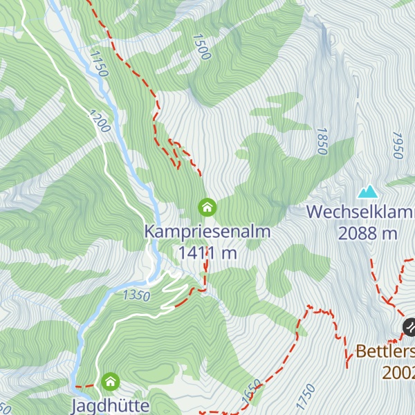 Map of Kampriesenalm
