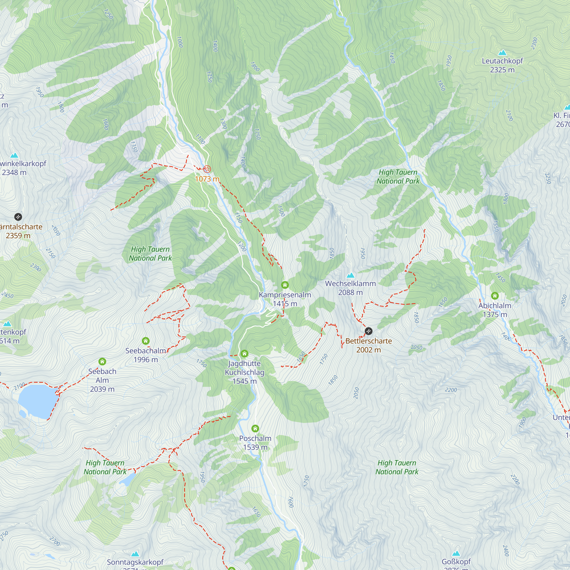 Kampriesenalm map