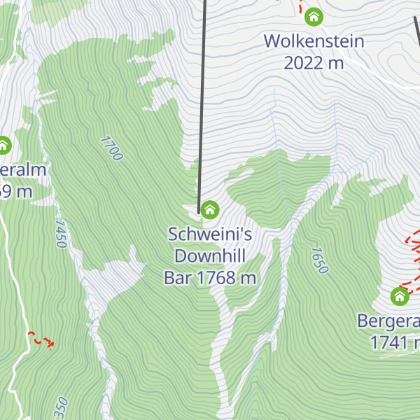 Map of Schweini's Downhill Bar