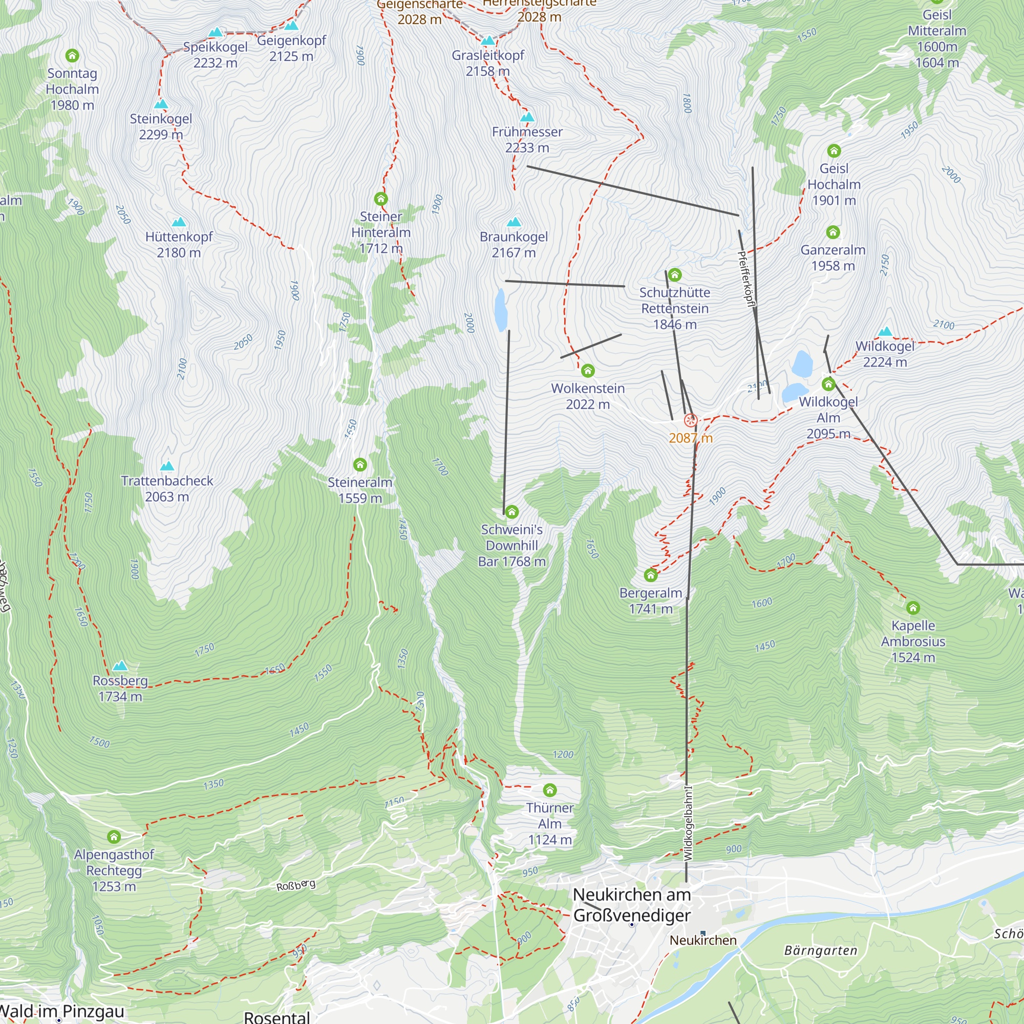 Schweini's Downhill Bar map