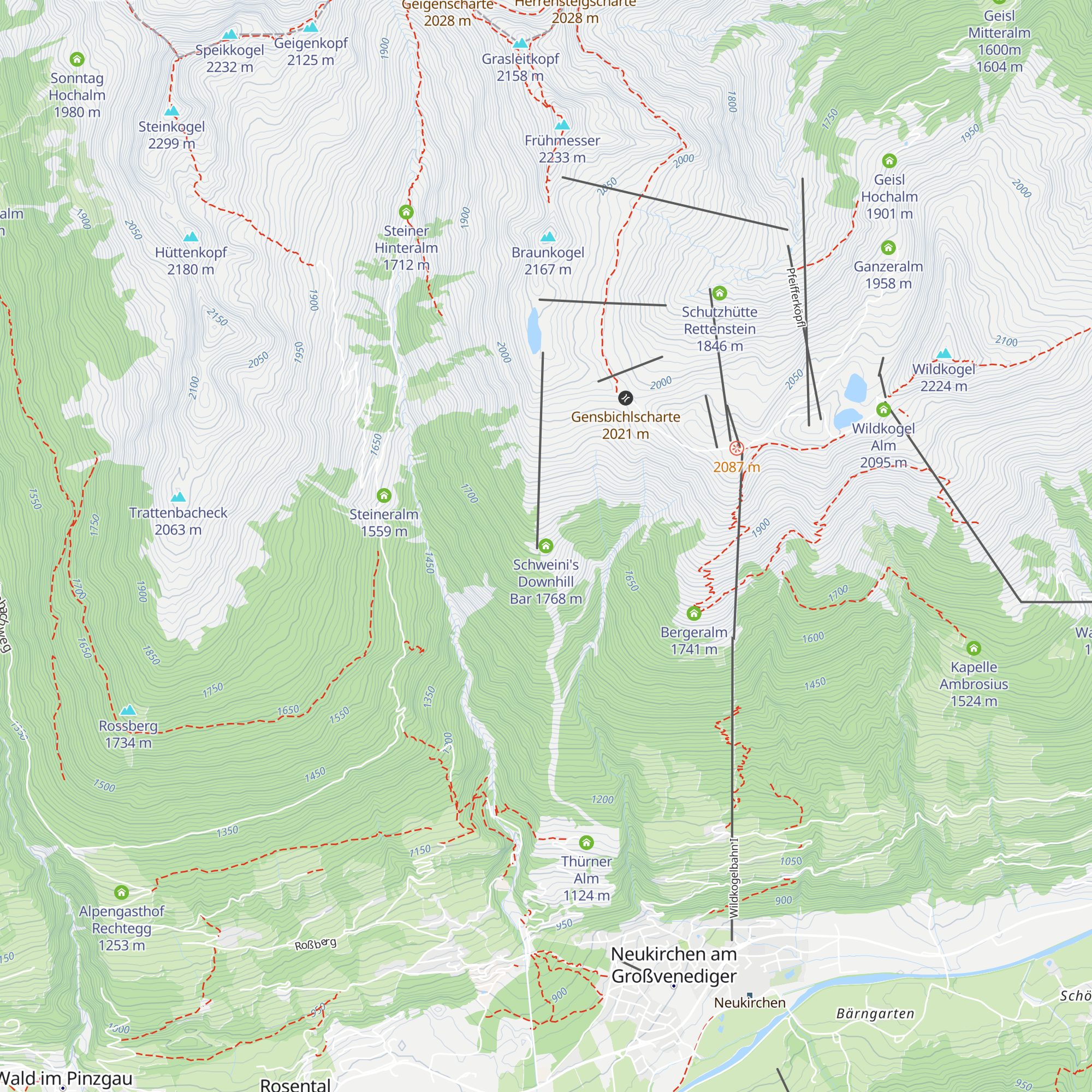 Schweini's Downhill Bar map