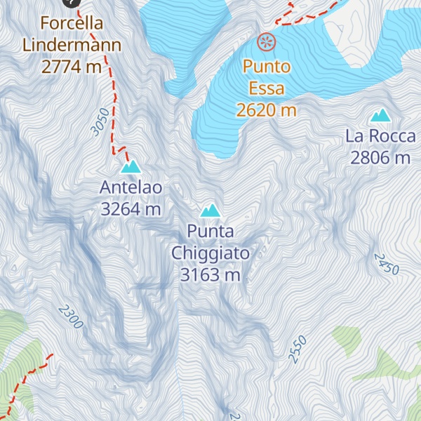 Map of Punta Chiggiato