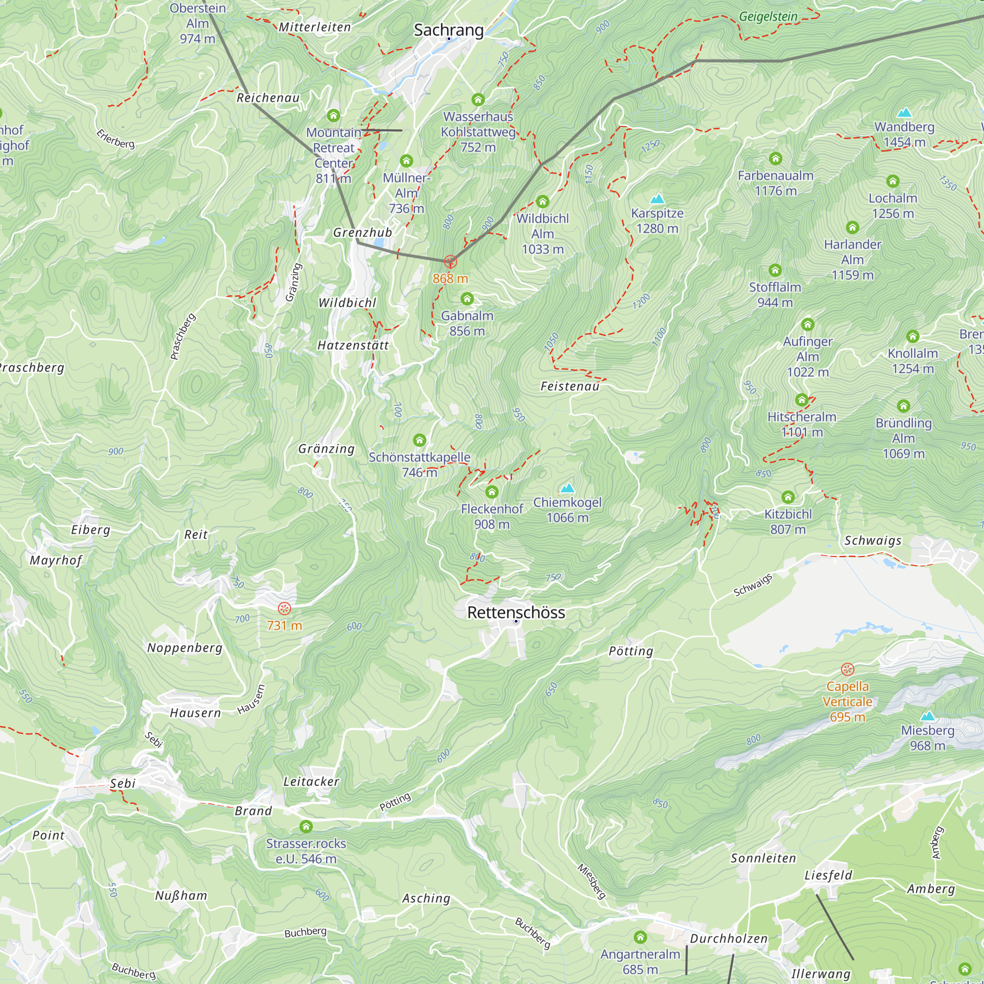 Fleckenhof map