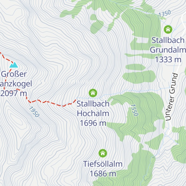 Map of Stallbach Hochalm