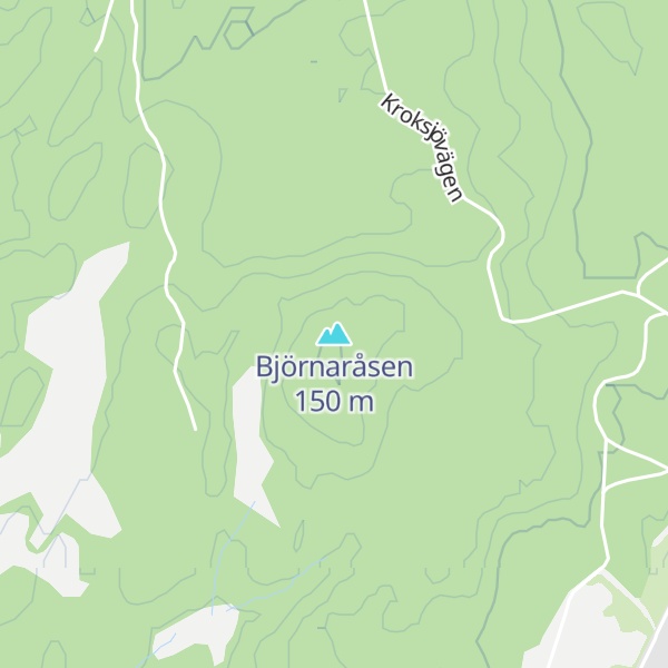 Map of Björnaråsen