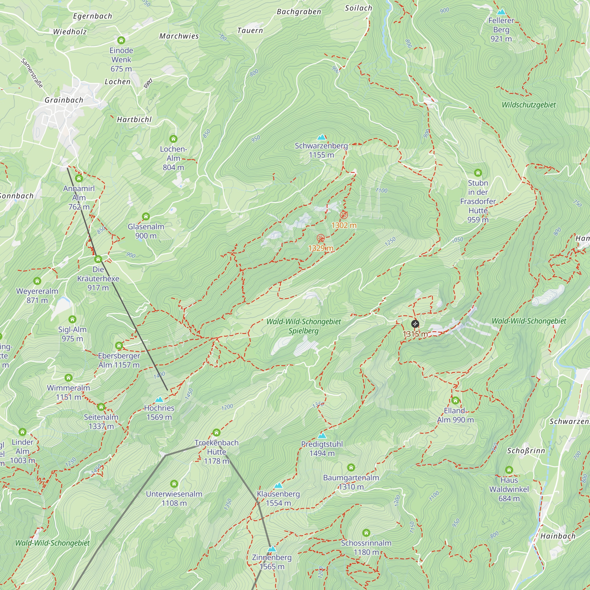 Riesenhütte map