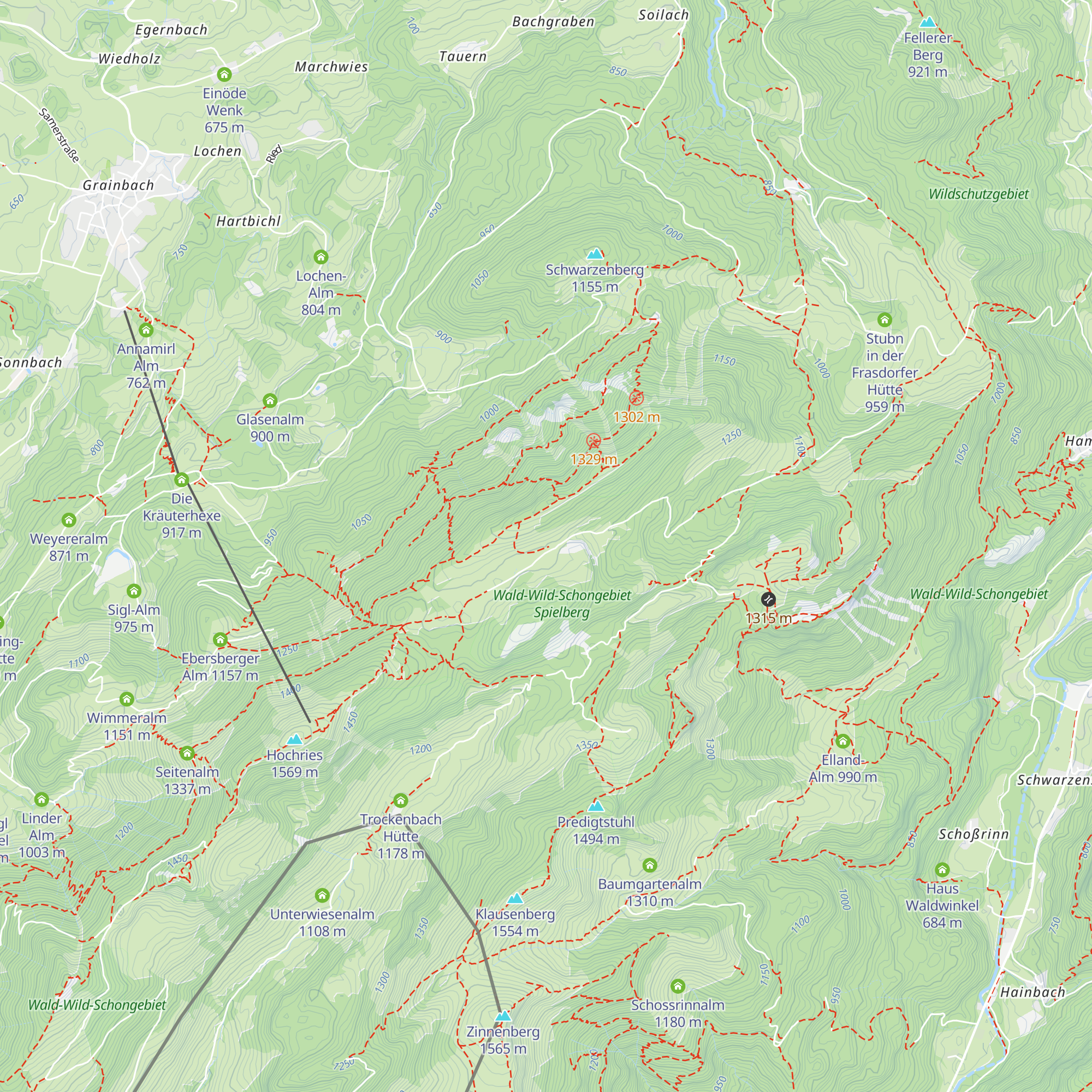 Riesenhütte map