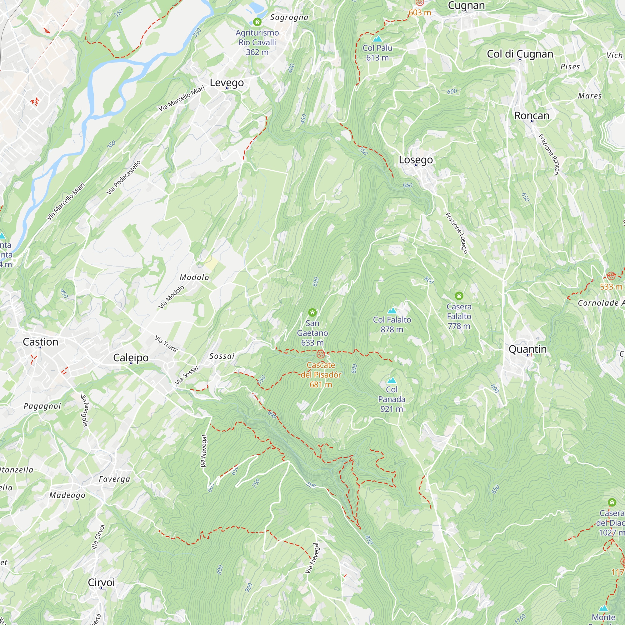 San Gaetano map