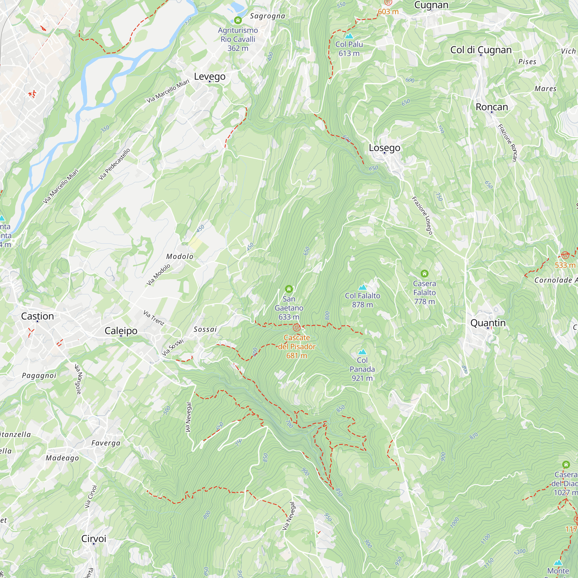 San Gaetano map