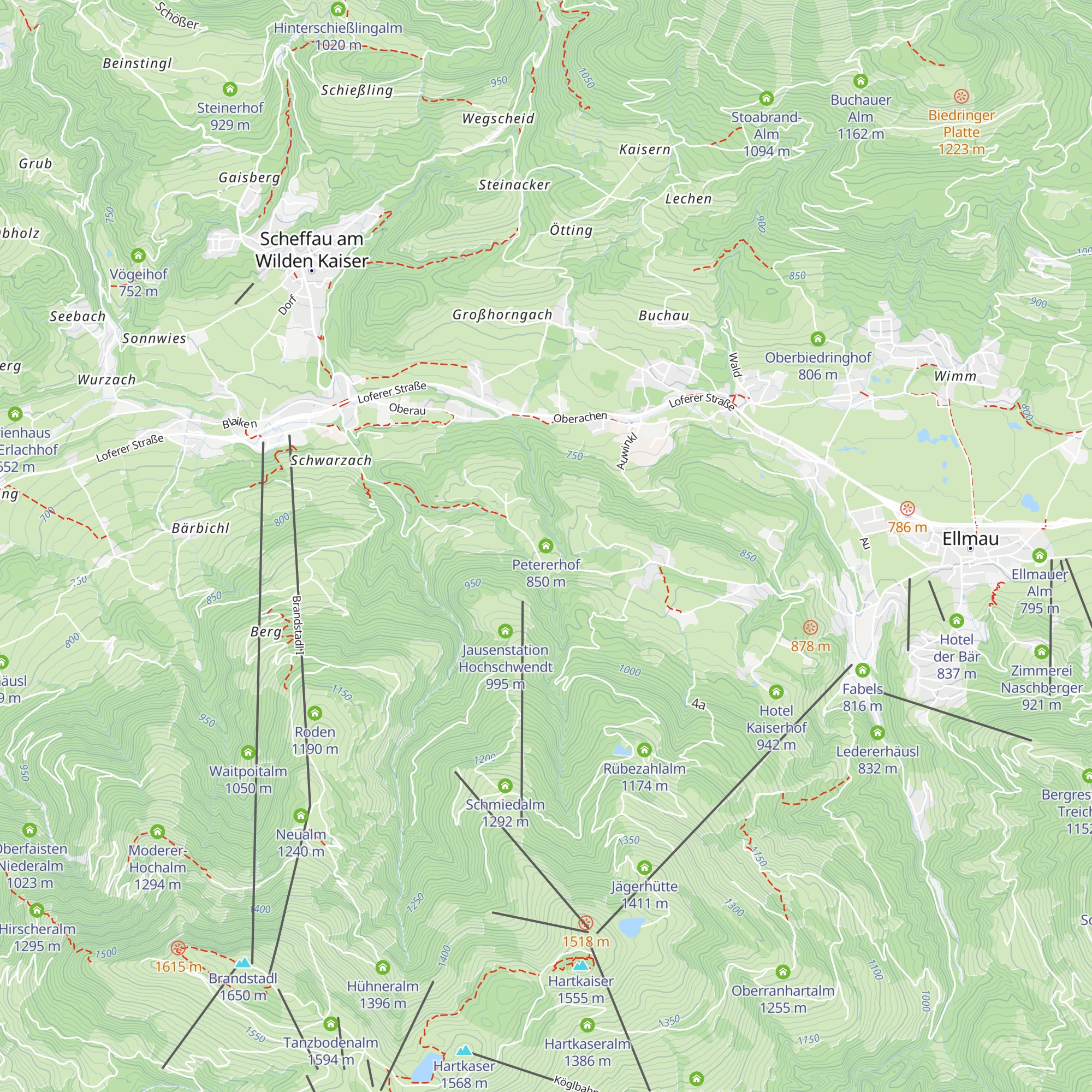 Petererhof map