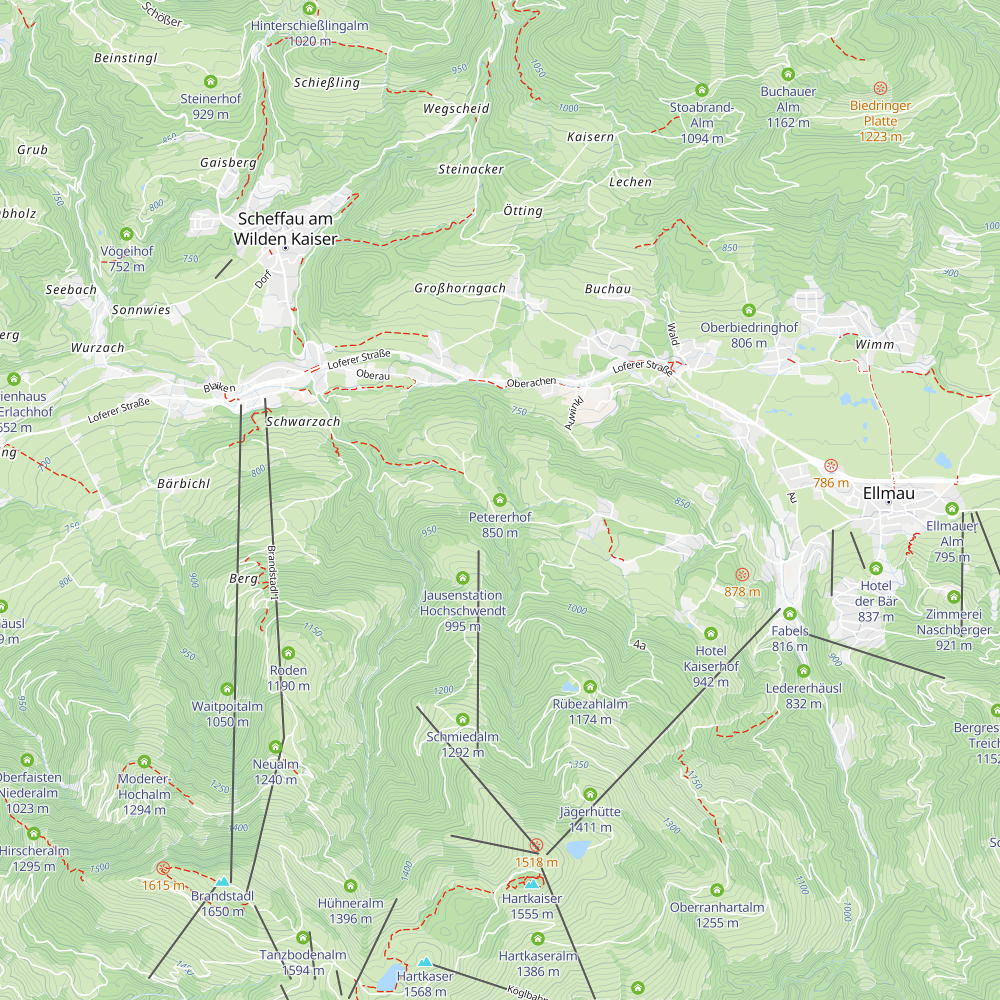 Petererhof map