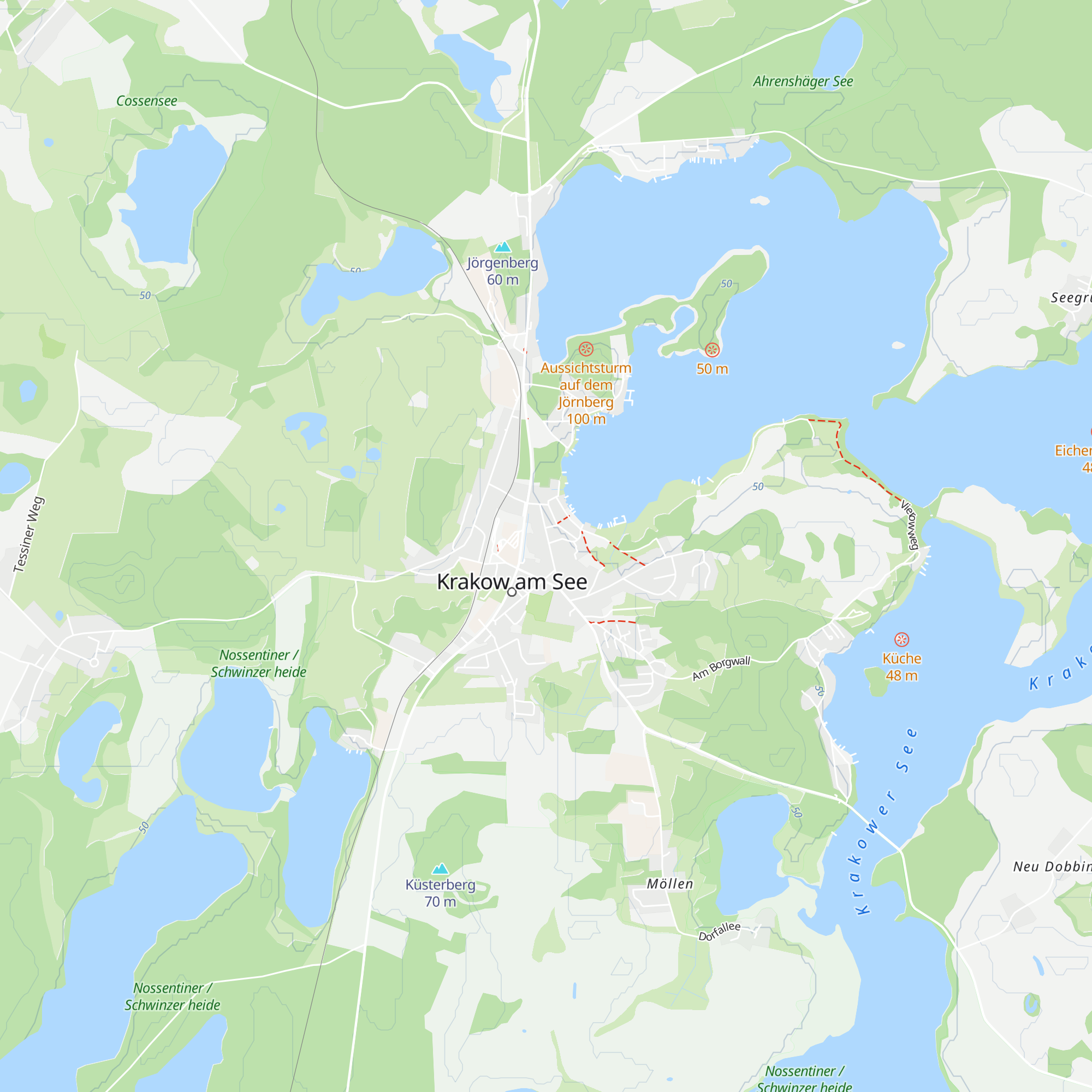 Touristinformation map