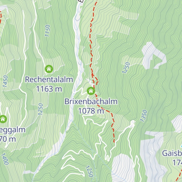 Map of Brixenbachalm