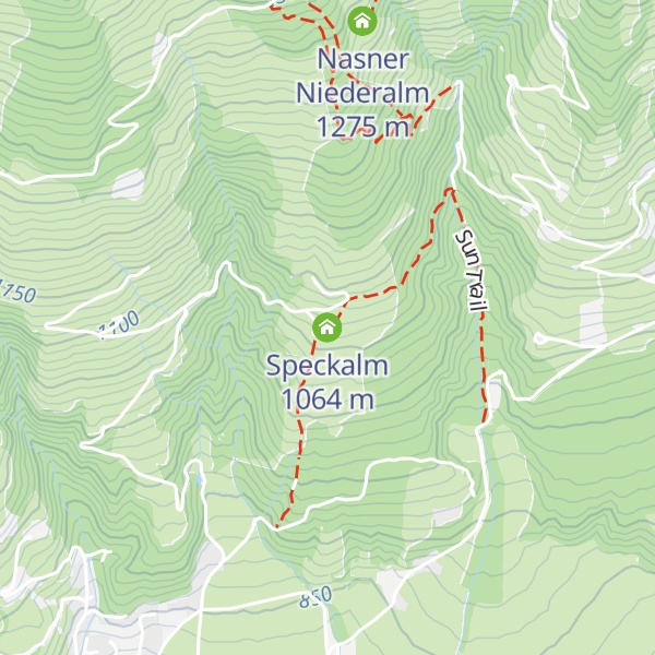 Map of Speckalm