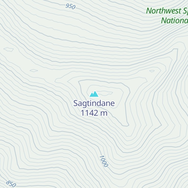 Map of Sagtindane