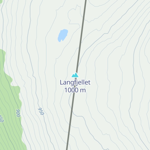 Map of Langfjellet