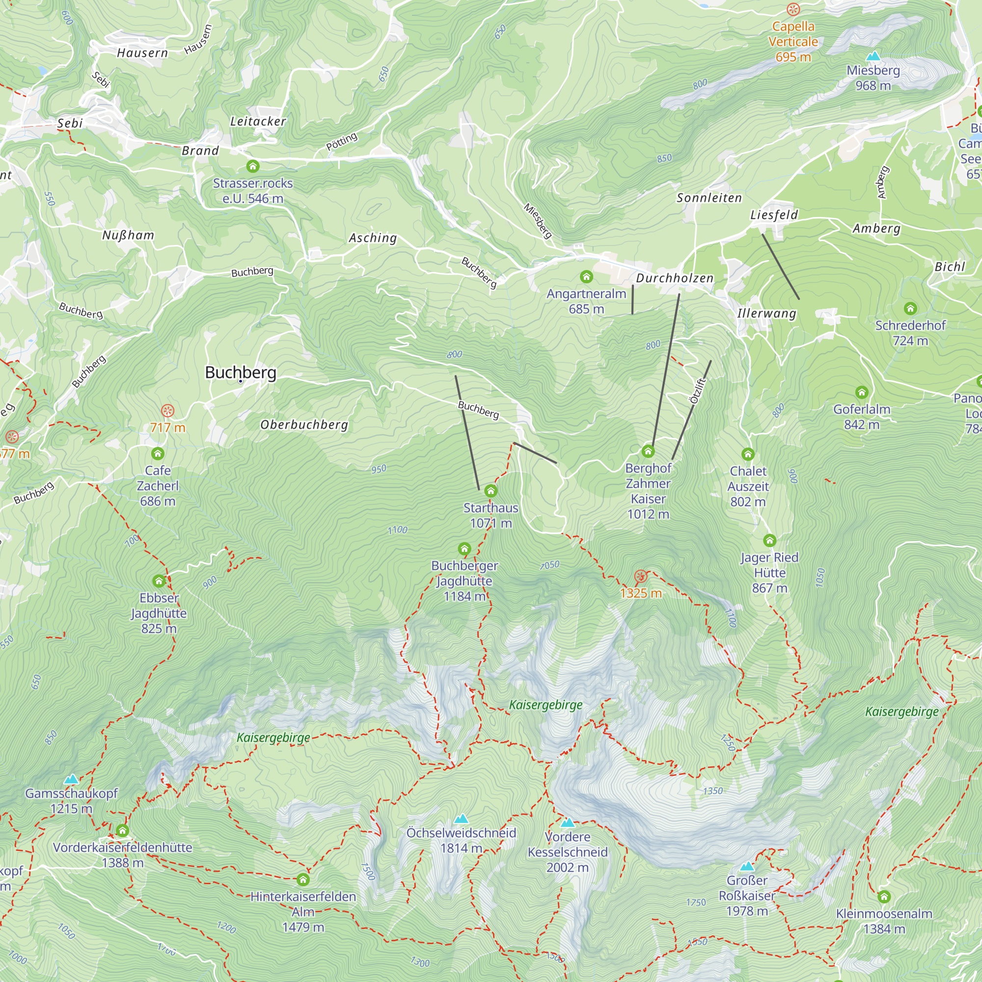 Starthaus map