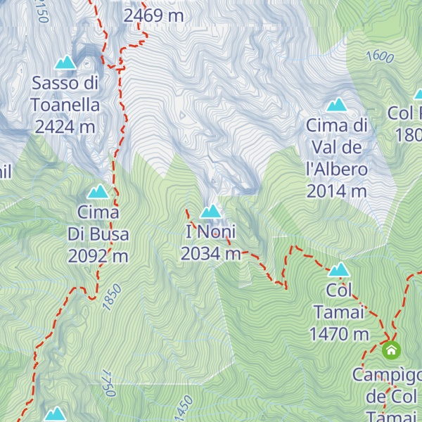Map of I Noni