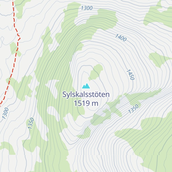 Map of Sylskalsstöten