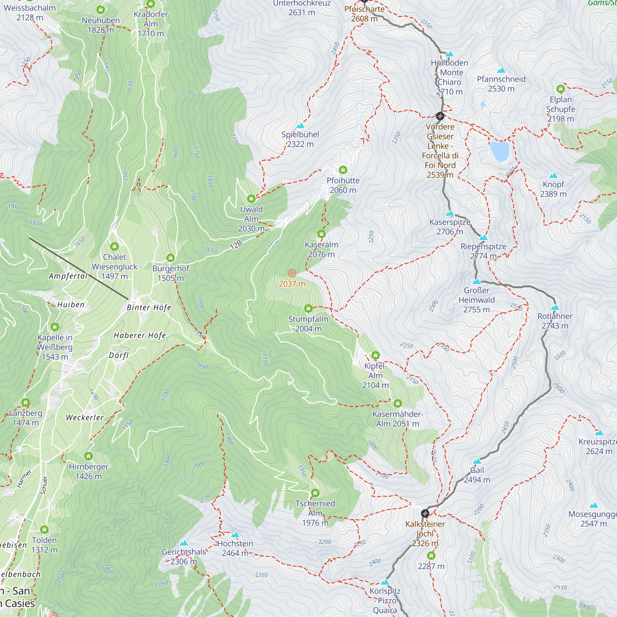 Stumpfalm map