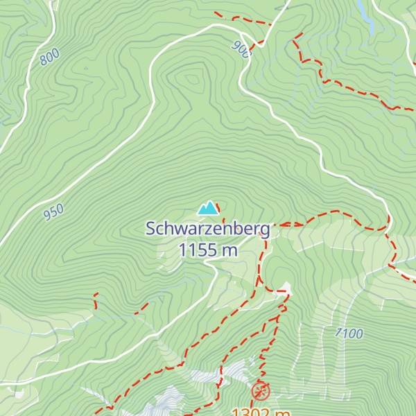 Map of Schwarzenberg