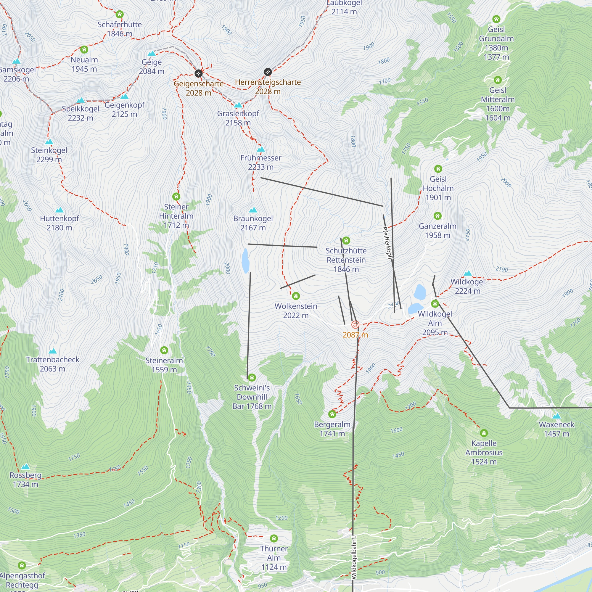 Wolkenstein map