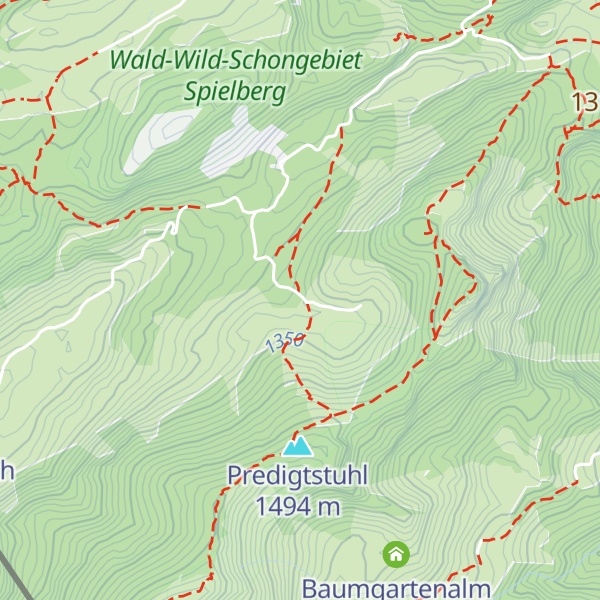 Map of Grozach Bergwachthütte