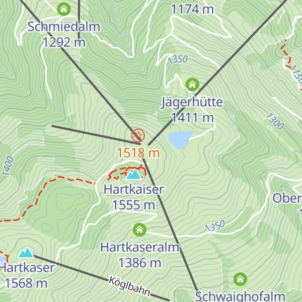 Map of Panoramarestaurant Bergkaiser