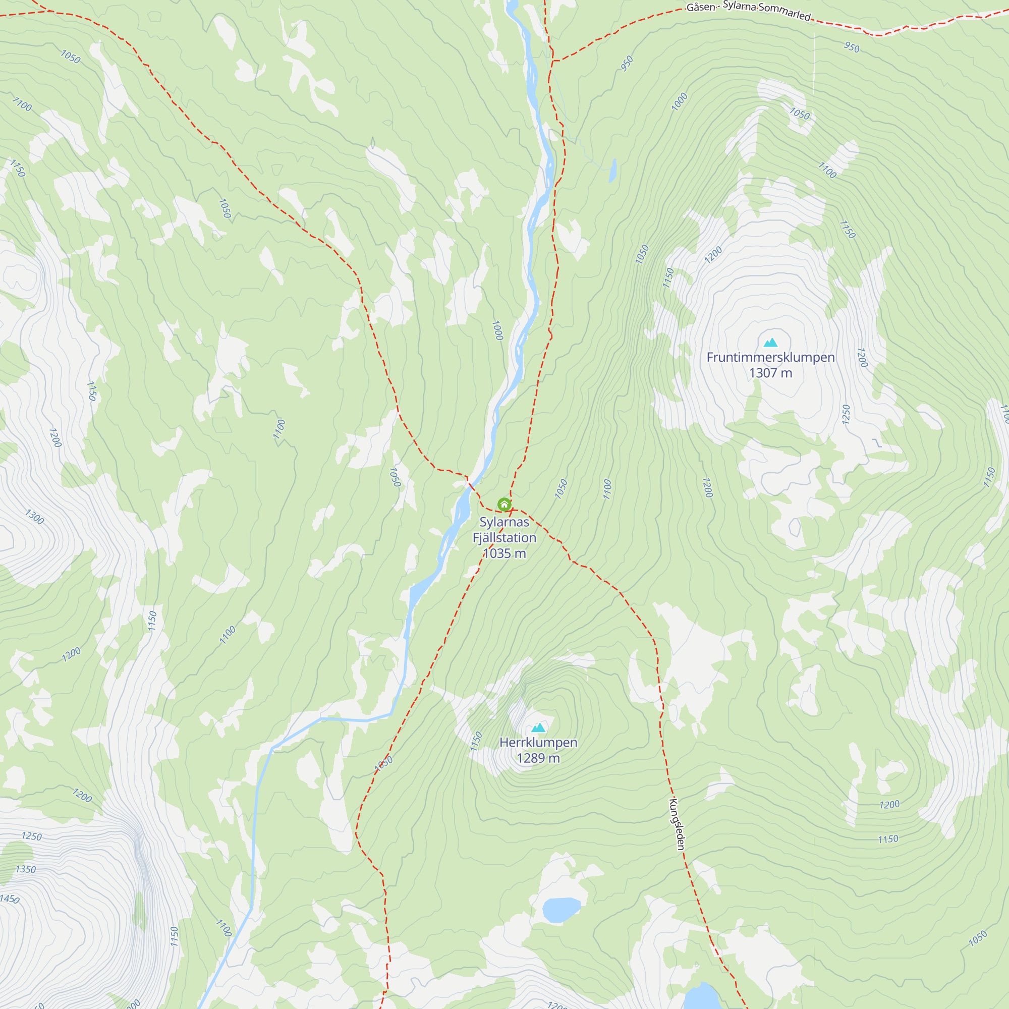 Sylarnas Fjällstation map