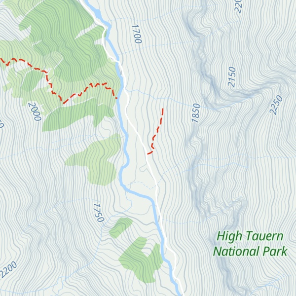 Map of Postalm
