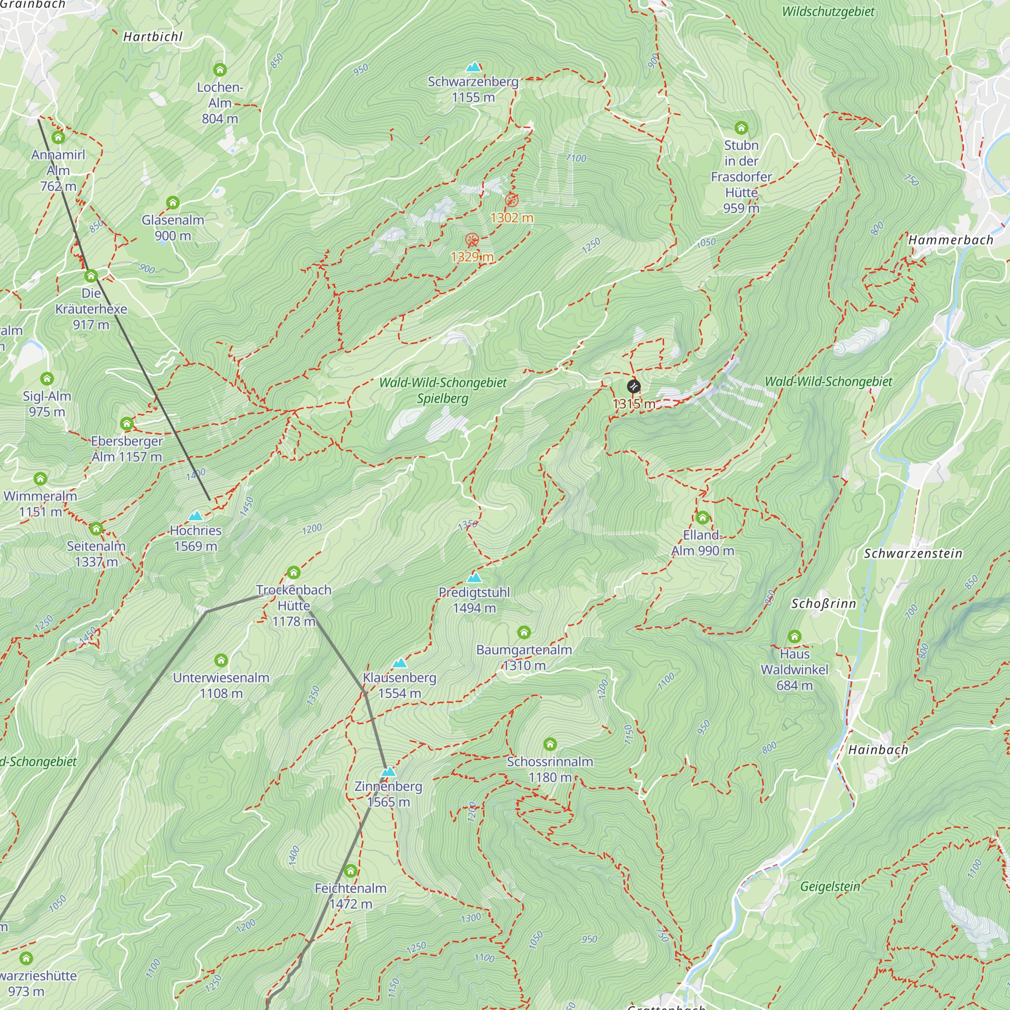 Bartlkaser map