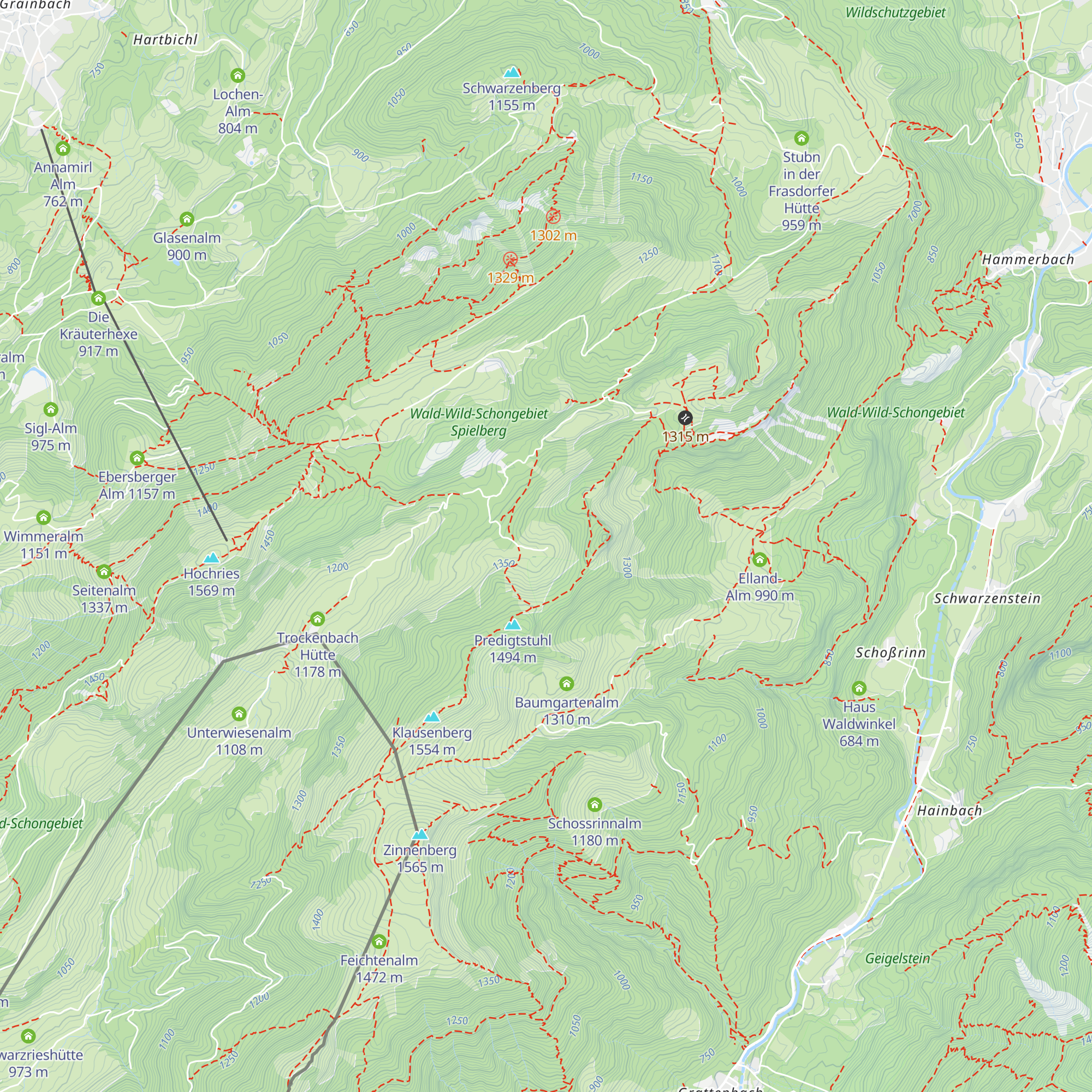 Bartlkaser map