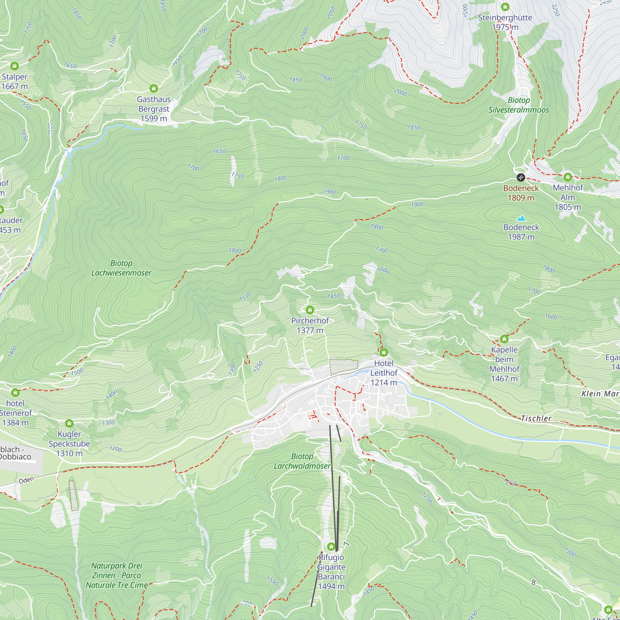 Pircherhof map